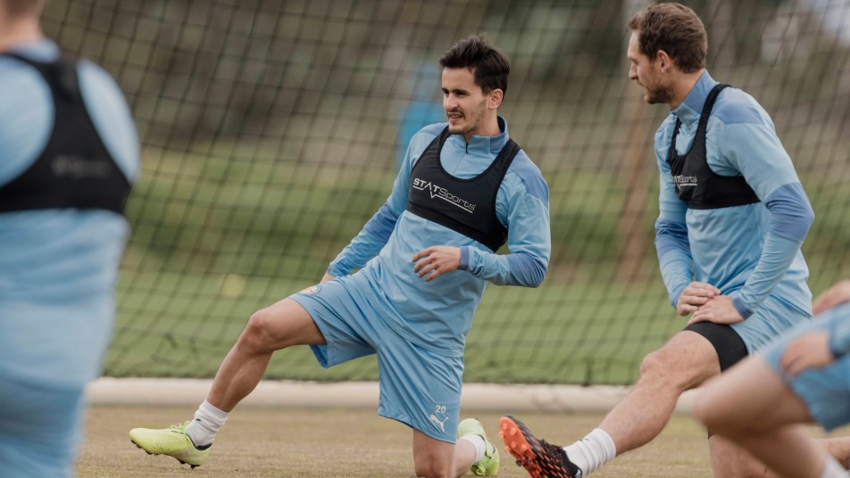 Luna in pre-season training