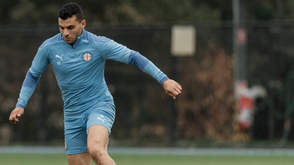 Andrew Nabbout in training.