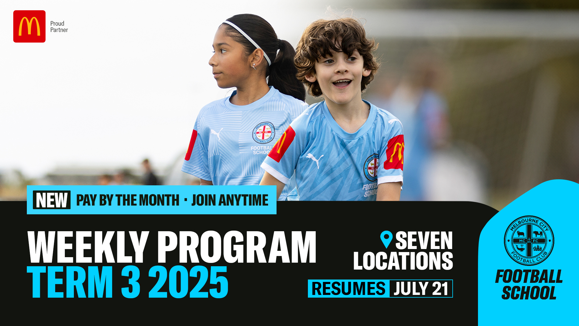 BACK ON THE PITCH: Kick Off Term 3 with Melbourne City Football School