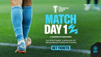 TICKETS ON SALE: Be there for City’s ACLE opener!