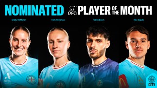 QUARTET RECOGNISED: City stars nominated for PFA Player of the Month