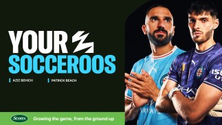 CALLED UP: Beach and Behich named in Socceroos squad for FIFA Series