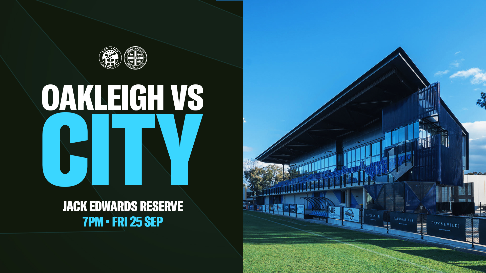 FOOTBALL RETURNS: City set for pre-season test against Oakleigh Cannons